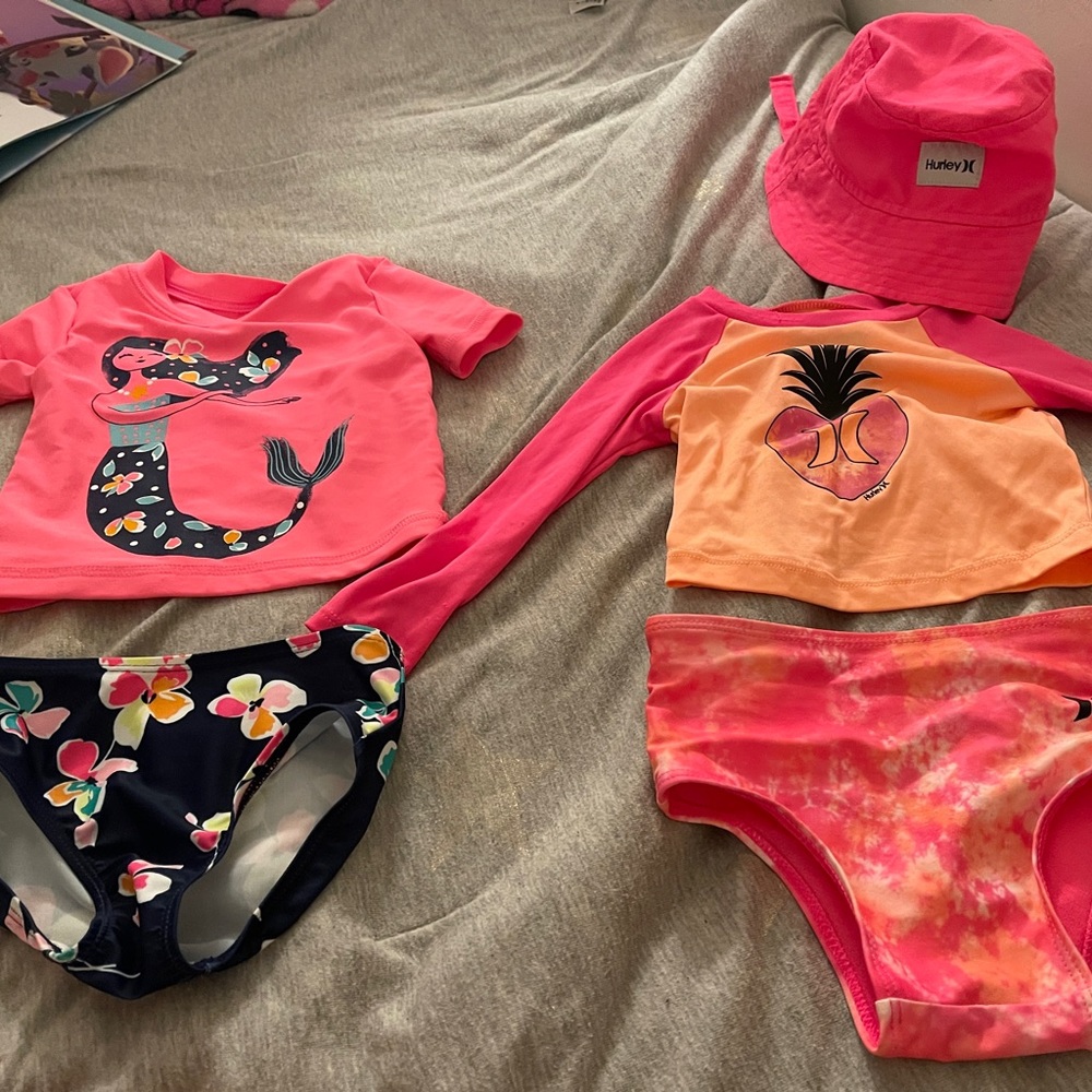Two toddler swimsuits